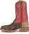 Side view of Double H Boot Mens Wide Square Toe Roper - Final Sale